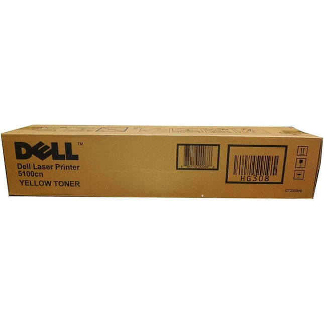 Original Dell 5100CN High Yield Yellow Toner Cartridge, HG308 