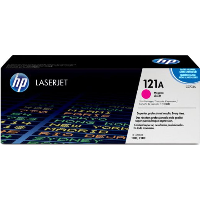 HP 121A Magenta Laser Toner Cartridge, C9703A