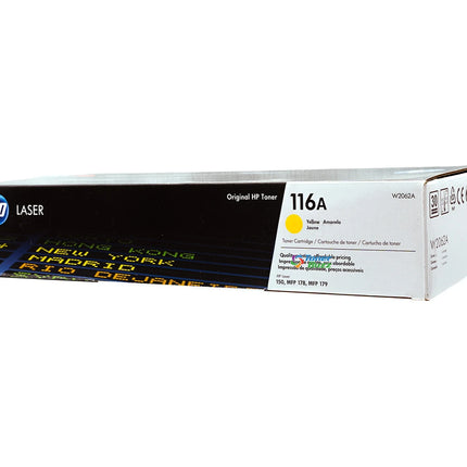 Original HP 116A Standard Yield Yellow Toner Cartridge,W2062A