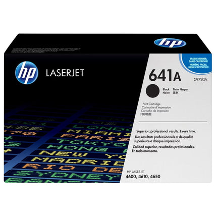 HP 641A High Yield Black LaserJet Toner Cartridge, C9720A