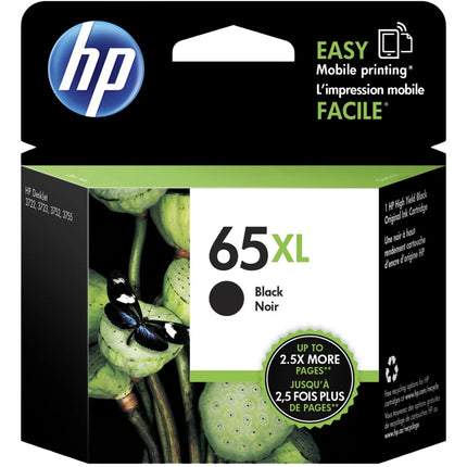 Original HP 65XL (N9K04AN) Black Ink Cartridge