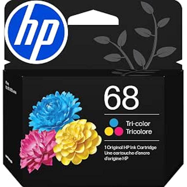 Original HP 68 Standard Yield Tri-Color Ink Cartridge, 7FP20T