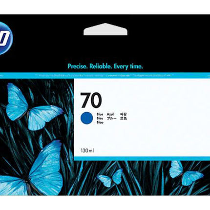 Original HP 70 130-ml (C9458A) Blue Ink Cartridge
