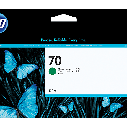 HP 70 130ml Green Ink Cartridge, C9457A