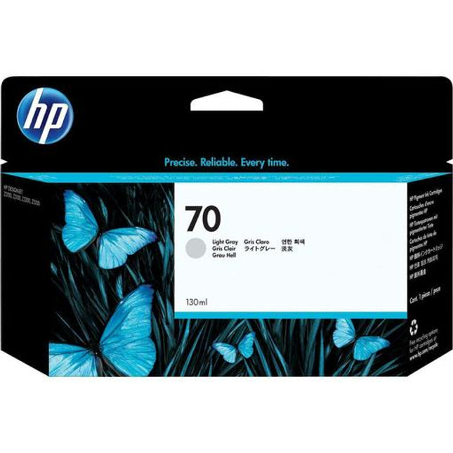 Original HP 70 130-ml (C9451A) Light Gray Ink Cartridge