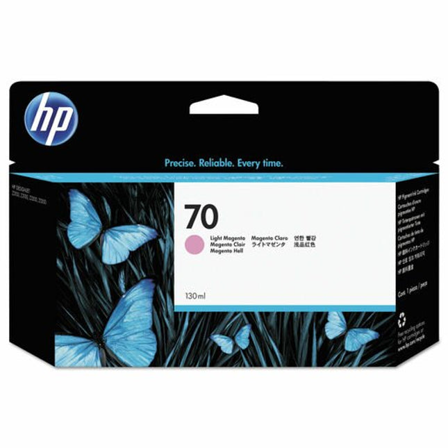 Original HP 70 130-ml (C9455A) Light Magenta Ink Cartridge