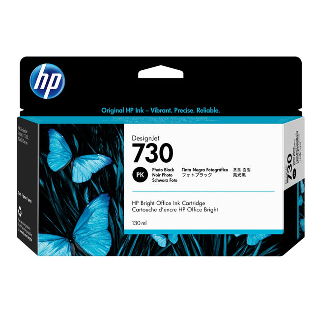 Original HP 730 130-ml (P2V67A) Photo Black Ink Cartridge
