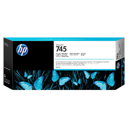 HP 745 300-ml DesignJet (F9K04A) Photo Black Ink Cartridge