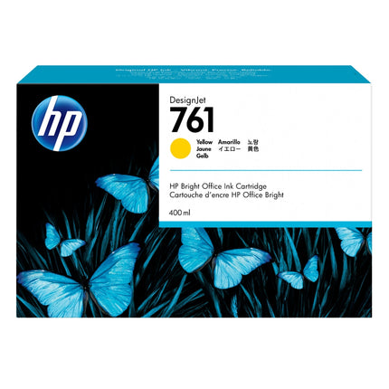 HP 761 400mL (CM992A) Yellow Ink Cartridge