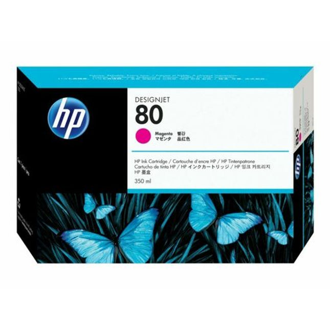 Original HP 80 (C4847A) Magenta Ink Cartridge