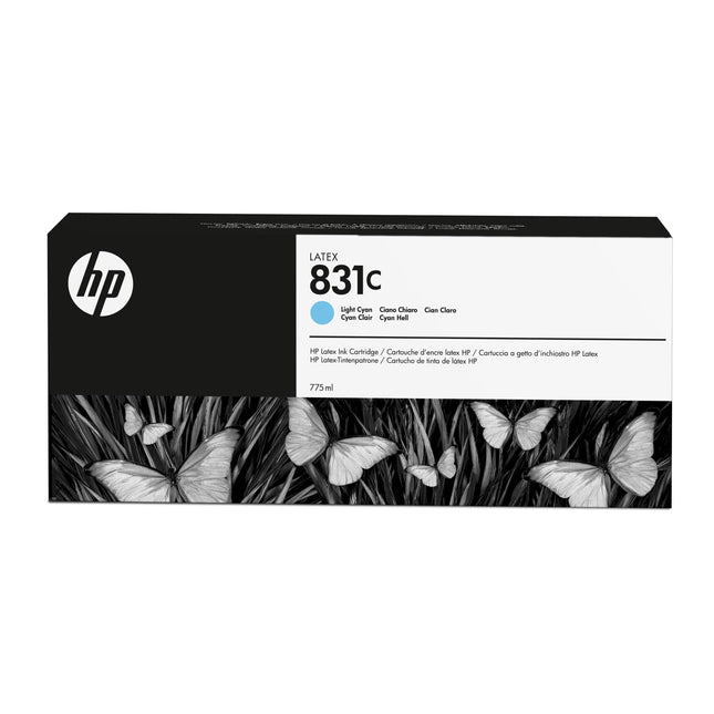 Original HP 831C 775-ml High Yield Light Cyan Ink Cartridge, CZ698A