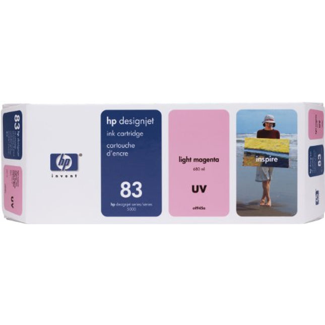 Original HP 83 UV 680-ml (C4945A) Light Magenta Ink Cartridge