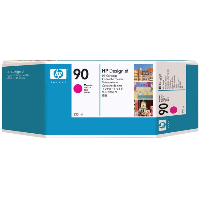 Original HP 90 (C5062A) 225ml Magenta Ink Cartridge