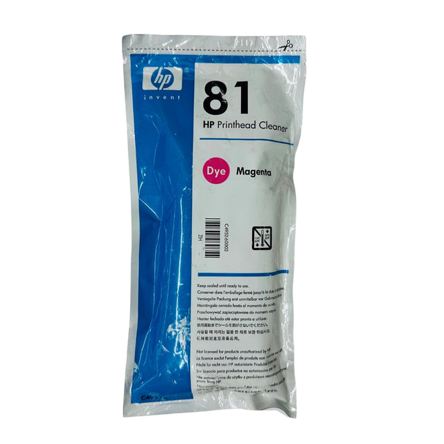 Genuine HP 81 Magenta Printhead Cleaner ONLY, C4952A