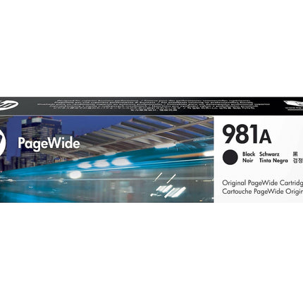 Genuine HP 981A Standard-Yield Black PageWide Ink Cartridge, J3M71A