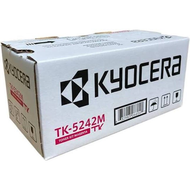 Original Kyocera TK-5242M Standard Yield Magenta Toner Cartridge