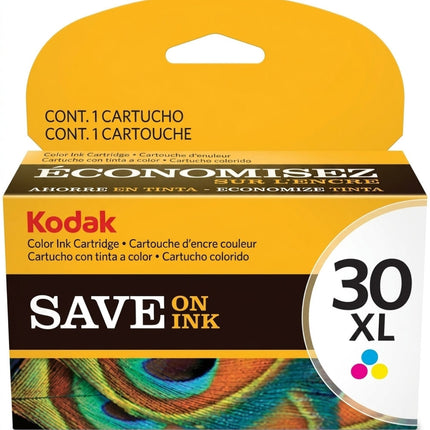 Kodak 30XL High-Yield Tri-Color Ink Cartridge