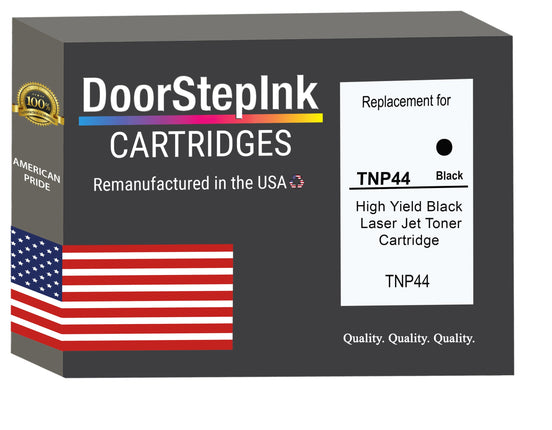 DoorStepInk Brand For Konica Minolta TNP44 High Yield Black Remanufactured in the USA LaserJet Toner Cartridge,TNP44