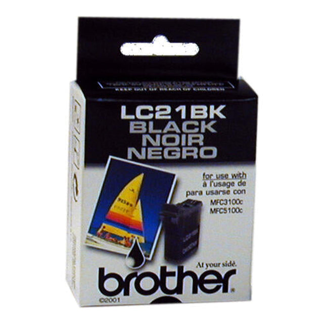 Brother LC21 Innobella Standard Yield Black Ink Cartridge, LC21BK