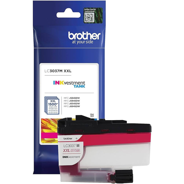 Genuine Brother LC3037 XXL Magenta Super High-Yield Ink Tank