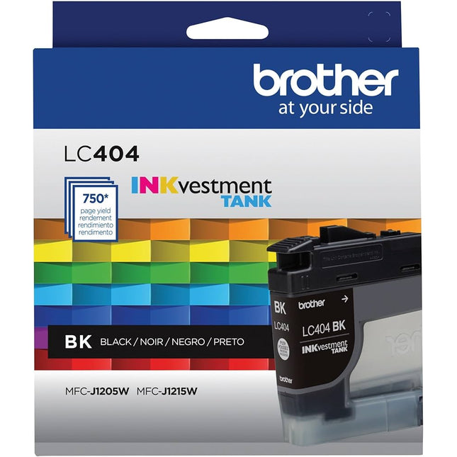 Brother LC404 Standard-Yield Black Ink Cartridge, LC404BK