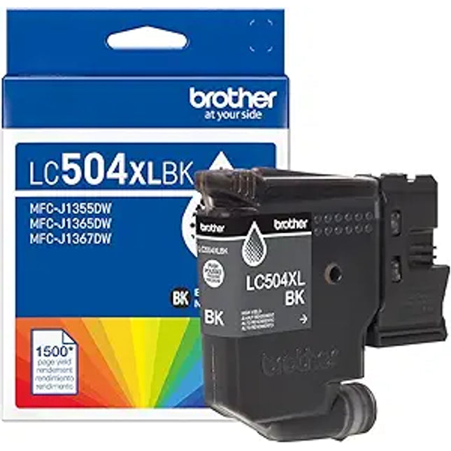 Original Brother LC504XL High Yield  Black Ink Cartridge 