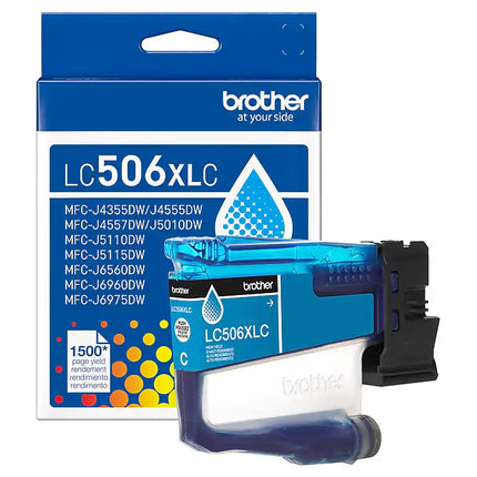 Original Brother LC506XL High Yield Cyan Ink Cartridge