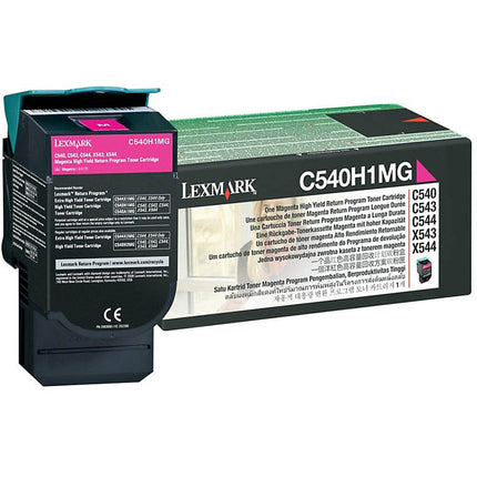 Genuine Lexmark C540H1MG High Yield Magenta Toner Cartridge