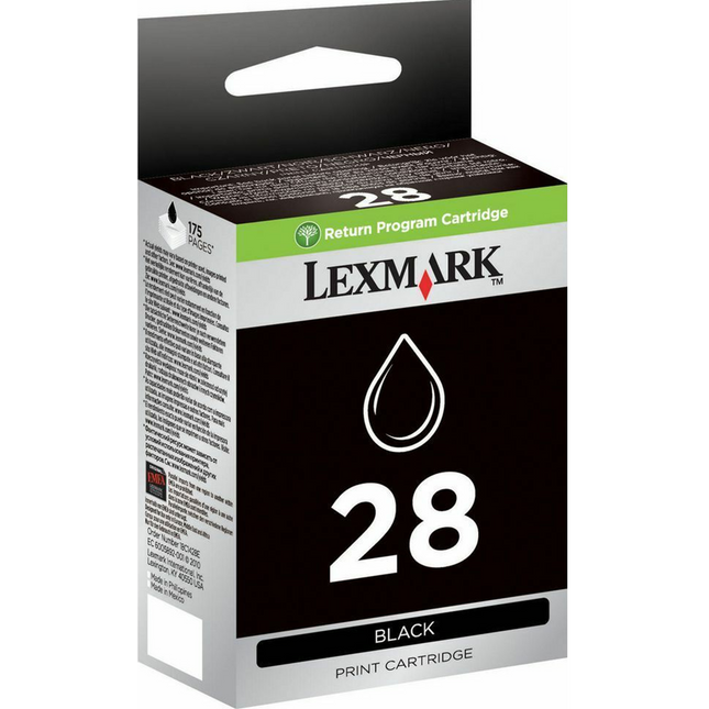 Lexmark 28 Ink Cartridge (18C1428) Black