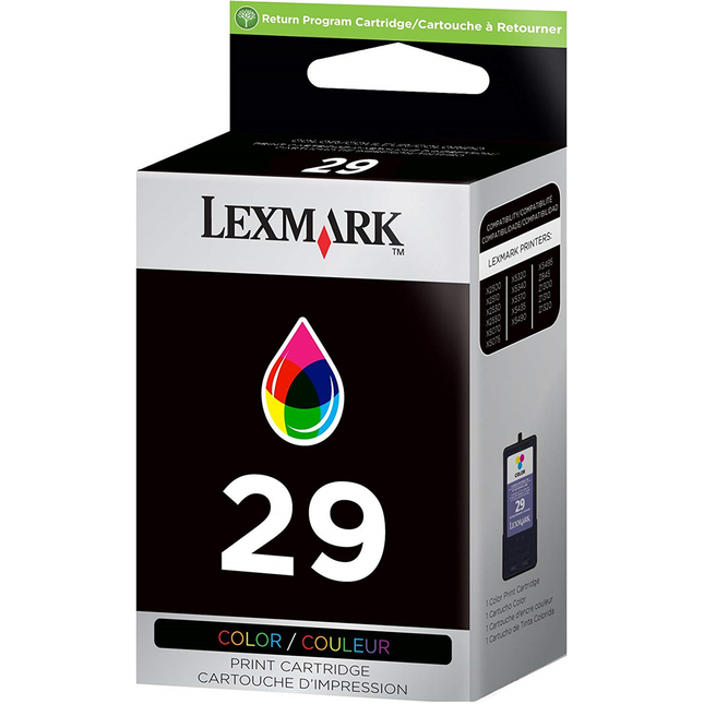 Lexmark #29 factory (OEM) Color 18C1429 Ink Cartridge