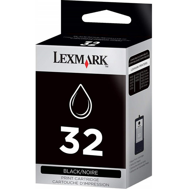 Lexmark 32 (18C0032) OEM Ink Cartridge Black