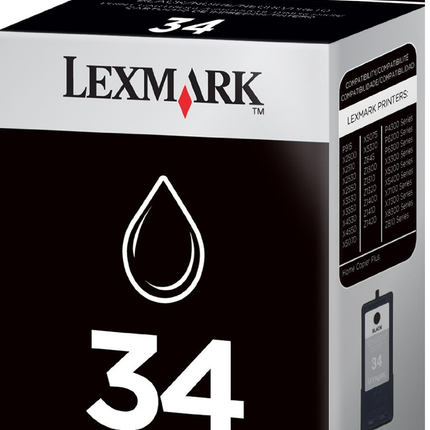 Lexmark #34 (18C0034) Black Print Cartridge