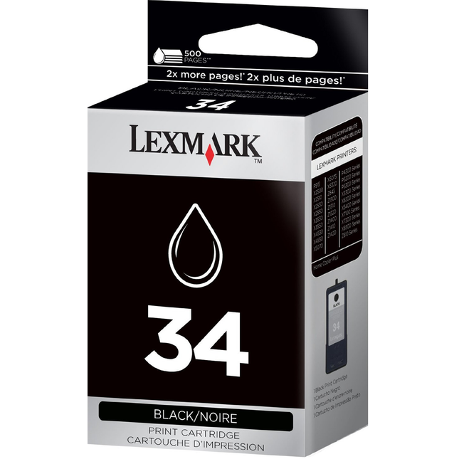 Lexmark #34 (18C0034) Black Print Cartridge