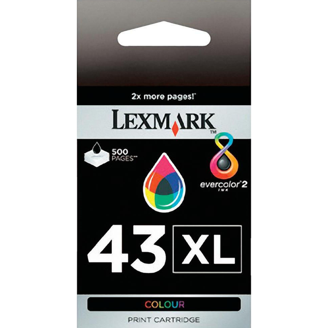 Lexmark 43XL (18Y0143) Color High Yield OEM Genuine Ink Cartridge