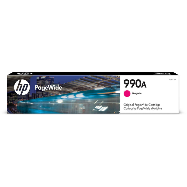 Original HP 990A Standard Yield Magenta Inkjet Cartridge, M0J77AN