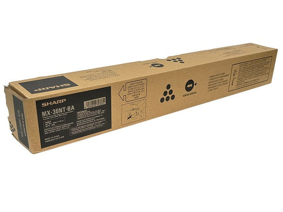 Genuine Sharp MX-36NT Standard Yield Black Toner Cartridge, MX-36NT-BA