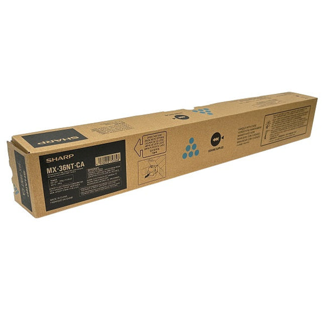 Sharp MX-36NT-CA Cyan Toner Cartridge