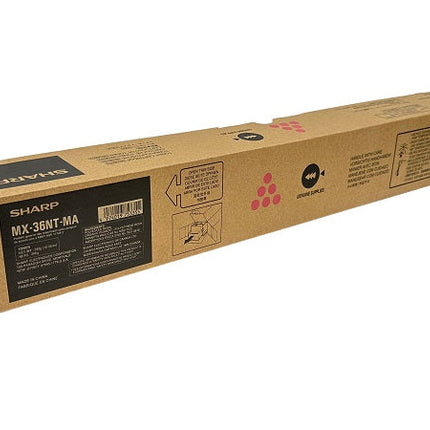 Genuine Sharp MX-36NT Standard Yield Magenta Toner Cartridge, MX-36NT-MA