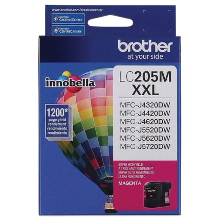New Genuine Brother LC205XXL Magenta Ink Cartridges