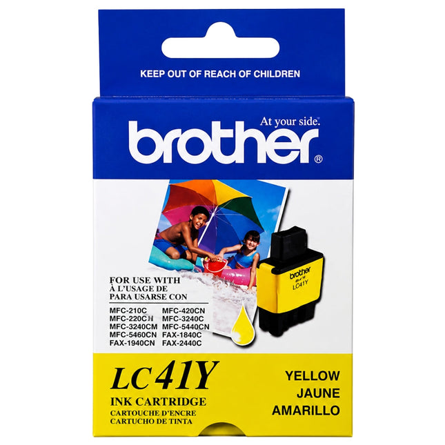 New Genuine Brother LC41Y Yellow Ink Cartridge