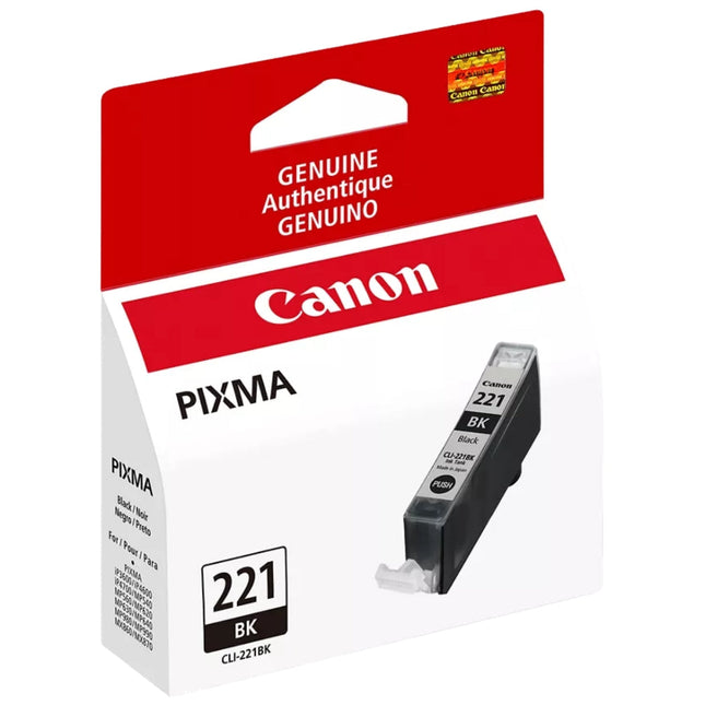 New Genuine Canon CLI-221 Black Ink Cartridge