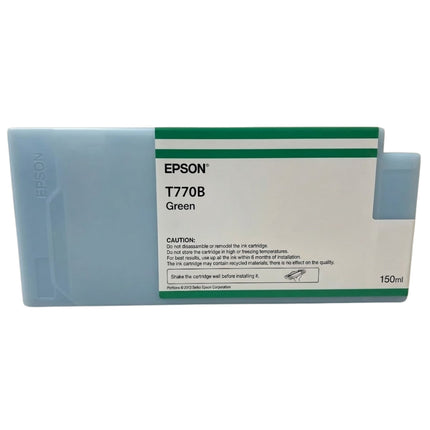 New Genuine Epson T770B Green 150ml Ink Cartridge