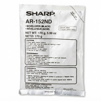 Original Sharp AR-152ND Standard Yield Black Developer