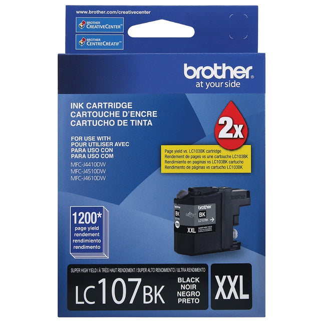 Original Brother LC107XXL Black Ink Cartridge
