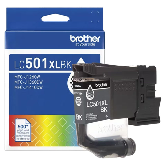 Original Brother LC501XL High Yield Black Ink Cartridge
