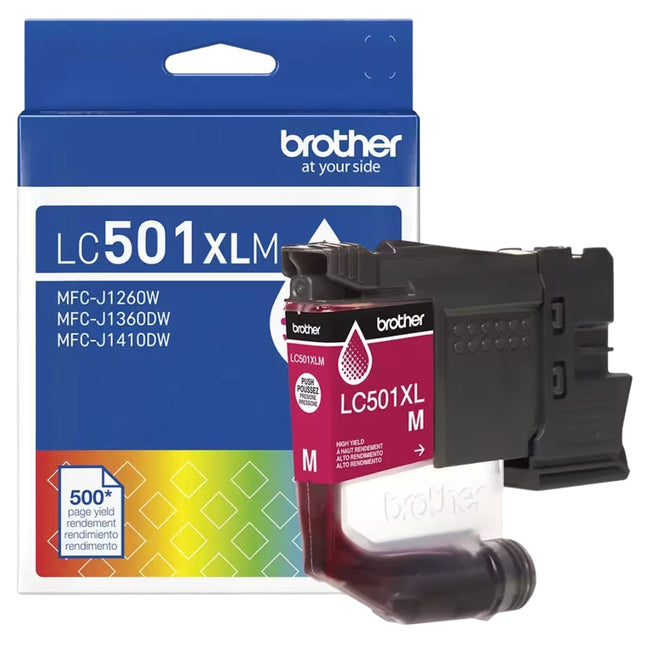 Original Brother LC501XL High Yield Magenta Ink Cartridge