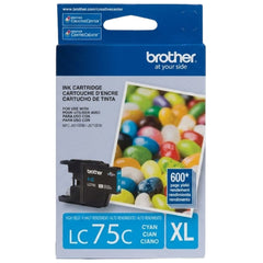 Original Brother LC75 Cyan Ink Cartridge