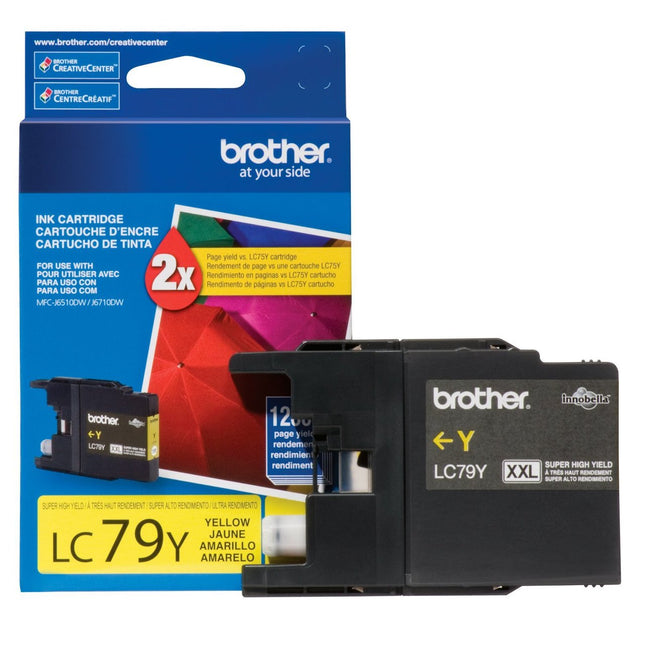 Original Brother LC79 Yellow Ink Cartridge