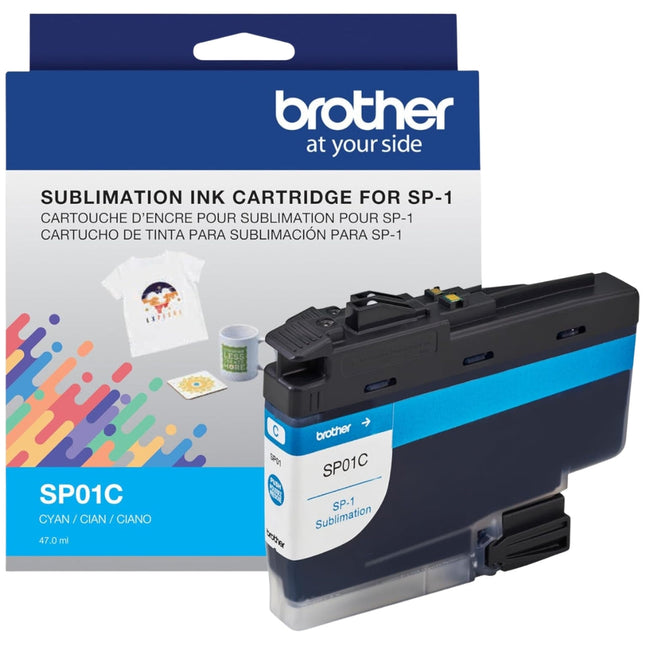 Original Brother SP01 Standard Yield Cyan Ink Cartridge, SP01CS
