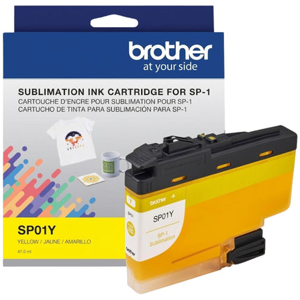 Original Brother SP01 Standard Yield Yellow Ink Cartridge, SP01YS